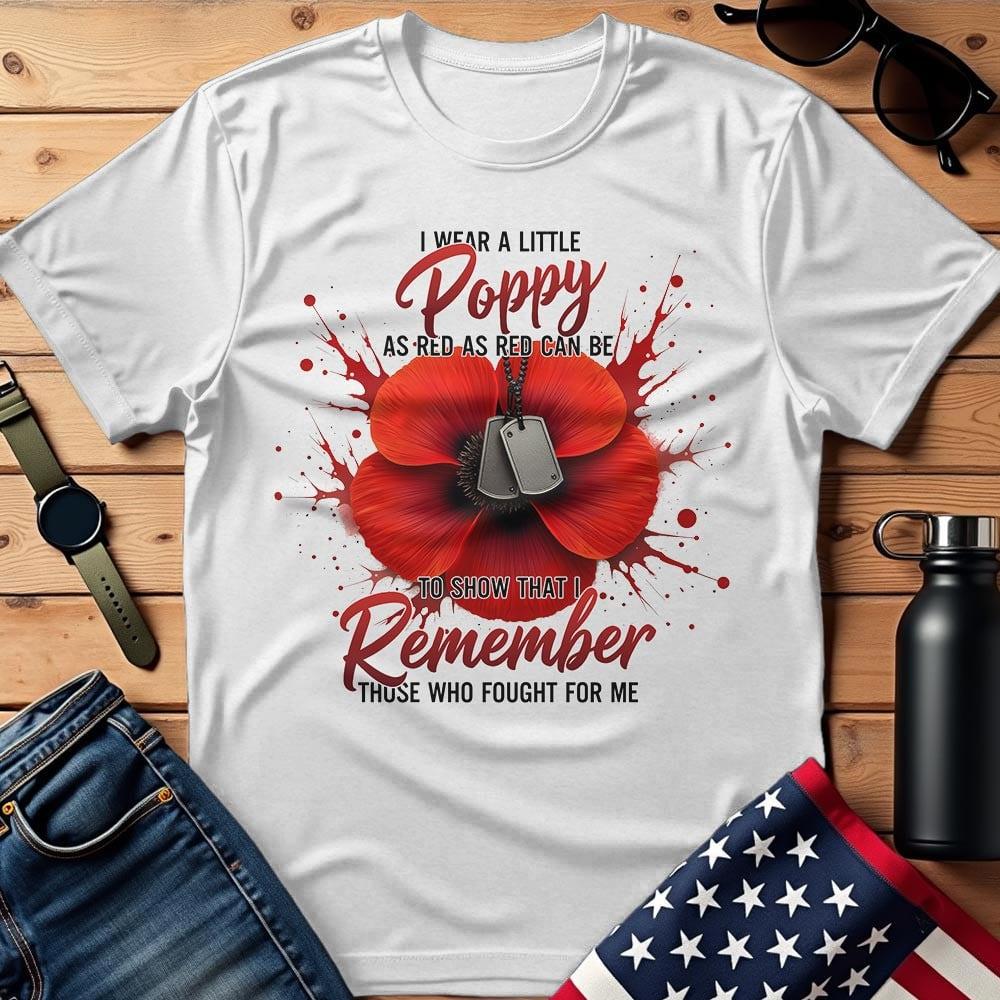 I Remember Those Who Fought For Me T-Shirt, Military Shirt, Patriotic Shirt Men, Soldier Tee, Veteran Gift Idea, Father's Day Gift