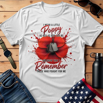 I Remember Those Who Fought For Me T-Shirt, Military Shirt, Patriotic Shirt Men, Soldier Tee, Veteran Gift Idea, Father's Day Gift