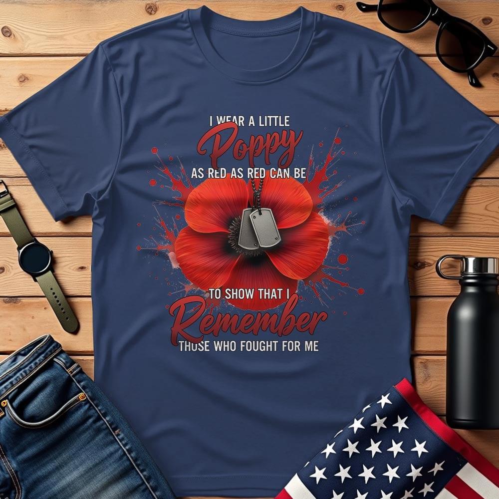I Remember Those Who Fought For Me T-Shirt, Military Shirt, Patriotic Shirt Men, Soldier Tee, Veteran Gift Idea, Father's Day Gift