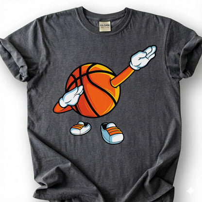 Dabbing Basketball Shirt, Funny Basketball Tee, Basketball Lover Gift, Cool Basketball Shirt, Hoops Fan T Shirt, Kids Basketball Shirt