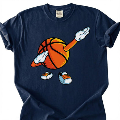 Dabbing Basketball Shirt, Funny Basketball Tee, Basketball Lover Gift, Cool Basketball Shirt, Hoops Fan T Shirt, Kids Basketball Shirt